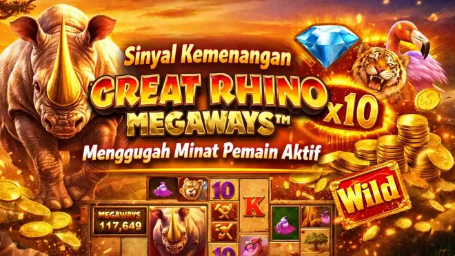 great rhino megaways minat pemain aktif